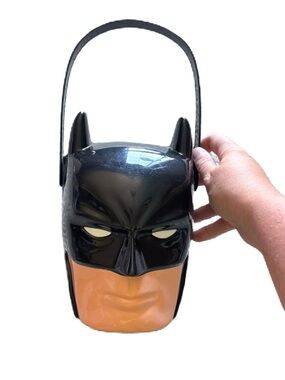 Batman Trick-or-Treat Bucket in Black and Flesh-Tone
